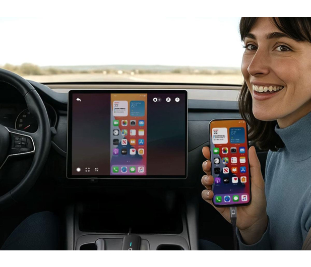 Ottocast CA450-T Mirror Touch CarPlay czarny - 1502872 - zdjęcie 4
